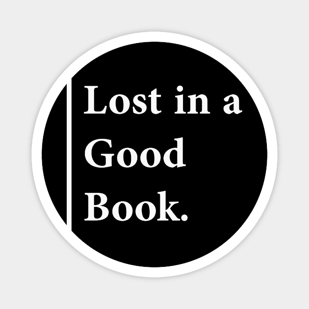 Lost in a good book Magnet by FunkyFarmer26